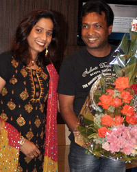 Sunil Pal with his wife