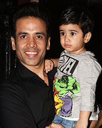 Tusshar Kapoor with his son Laksshya