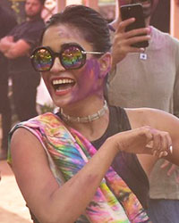 TV Celebs Celebrate Holi at Madh Island 