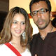 Javed Jaafri and Kim Sharma at Umesh Jivnanai's party