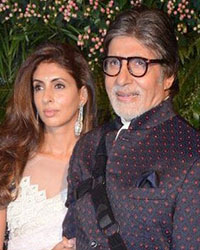 Shweta and Amitabh Bachchan