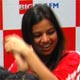 Sambhavna Seth with kids at BIG FM Studio on World Literacy Day