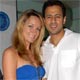 Aryan Vaid with wife Alexandra Copley