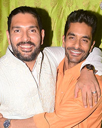 Yuvraj Singh and angad Bedi