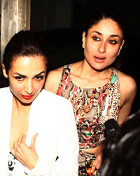 Amrita Arora, Malaika Arora and Kareena Kapoor