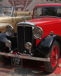 Announcement of 21 Gun Salute International Vintage Car Rally