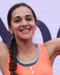 Tara Sharma at 2nd International Yoga Day