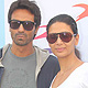 Arjun Rampal and Mehr Jesia