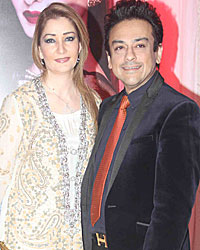 Adnan Sami along with his wife Roya Faryabi