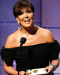 Television personality Kris Jenner presents the outstanding talk show host award during the 40th annual Daytime Emmy Awards in Beverly Hills,