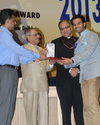 Raj kumar Rao and Pranab Mukherjee