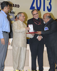 Saurabh Shukla and Pranab Mukherjee