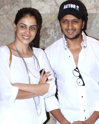 Genelia D'Souza and Ritesh Deshmukh