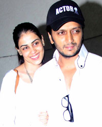 Genelia D'Souza and Ritesh Deshmukh