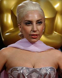 Singer Lady Gaga arrives at the 86th Academy Awards in Hollywood, California March