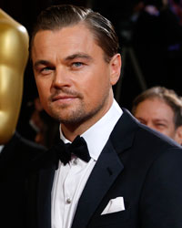 Leonardo DiCaprio, best actor nominee for his role in the film 'The Wolf of Wall Street', arrives at the 86th Academy Awards in Hollywood, California