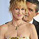 Melanie Griffith and husband Spanish actor Antonio Banderas arrive at the 2011 National Council of La Raza ALMA Awards in Santa Monica, California