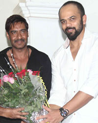 RR Patil, Ajay Devgn and Rohit Shetty