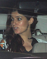 Twinkle Khanna at Akshay at The Special Screening of Entertainment