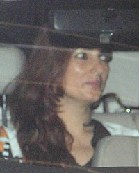 Twinkle Khanna at Akshay at The Special Screening of Entertainment