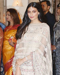 Athiya Shetty at Ambanis Clelebrate Ganesh Chaturthi