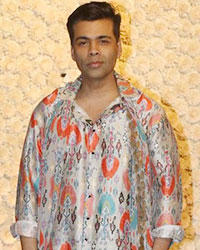 Karan Johar at Ambanis Clelebrate Ganesh Chaturthi