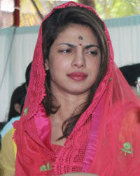 Priyanka Chopra at Anurag Basu Saraswati Pooja Celebration