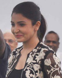 Anushka Sharma at Anushka and Ranbir Promote Bombay Velvet