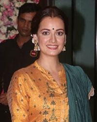 Dia Mirza at Arpita Khan Celebrates Ganesh Chaturthi 2019