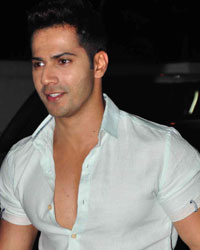 Varun Dhawan at Avengers Age Of Ultron Screening