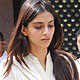 Sonam Kapoor at B-Town Bids Adieu to Mona Kapoor