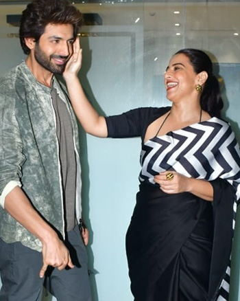 Kartik Aaryan and Vidya Balan Kartik Aaryan and Vidya Balan