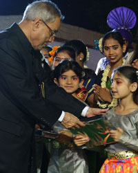 Indian President during the Baisakhi celebrations at  President’s Estate