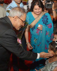Indian President during the Baisakhi celebrations at  President’s Estate