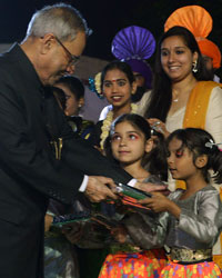 Indian President during the Baisakhi celebrations at  President’s Estate