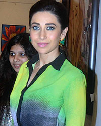 Artist Vedika Kanchan and Karisma Kapoor