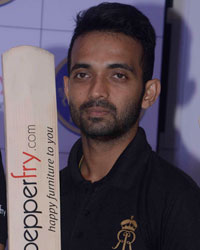 Ajinkya Rahane at Bat for The Girl Child Initiative Launch