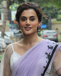 Taapsee Pannu at Batla House and Mission Mangal Promotion