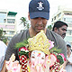 Akshay Kumar at Bollywood Celebrates Ganpati