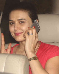 Preity Zinta at Bombay Velvet Screening at Sunny Super Sound