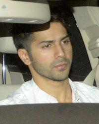 Varun Dhawan at Celebrities Bid Adieu to Ravi Chopra