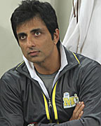 Sonu Sood at Celebrity Cricket League 3