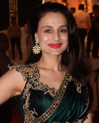 Ameesha Patel at Celebs Attending a Wedding at BKC