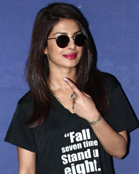 Priyanka Chopra at Celebs Cast Their Vote at Assembly Elections 2014