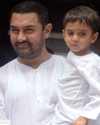 Aamir Khan at Celebs Celebrate Eid al Fitr