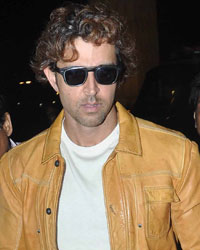 Hrithik Roshan at Celebs Depart for IIFA 2015