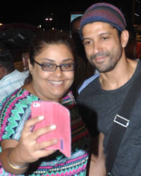 Farhan Akhtar at Celebs Depart for IIFA 2015