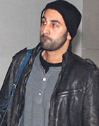 Ranbir Kapoor at Celebs Return From TOIFA