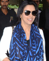 Asin at Celebs Return from SIIMA