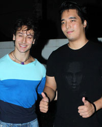 Tiger Shroff and Rinzing Danny Denzongpa Tiger Shroff and Rinzing Danny Denzongpa